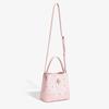 New Disney Strawberry Bear Series PVC Bucket Bag Handbag Women's Strawberry Pink/Cream White BMK-72626