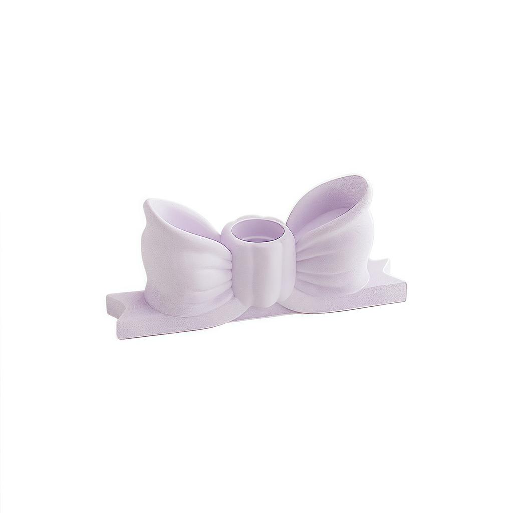 Unique Diy Ornaments Gift Ins Candlestick Holder Vintage Decorative Bow Candle Holder Stylish Craft Mini Stands Aromatherapy