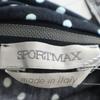 Sportmax Made In Italy Dot Pattern One Piece M Charcoal Black Polka Dot Women Used