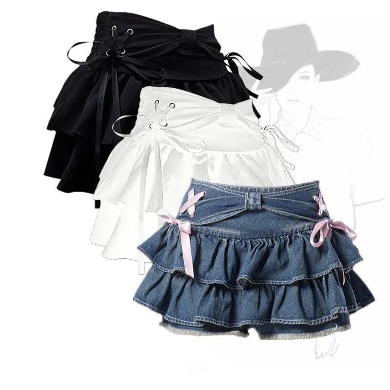 High Waist Pleated A-line Skirt - Cute, Fluffy, and Slimming for All Seasons