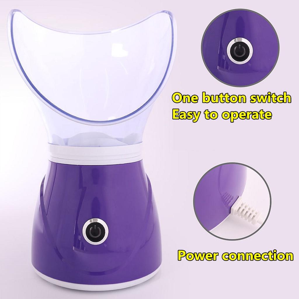 60 ml Facial Steamer Deep Cleanser Mist Steam Pulverizator Spa Vaporizator pentru piele Promovarea circulației sângelui Față Steamer Dispozitiv de frumusețe