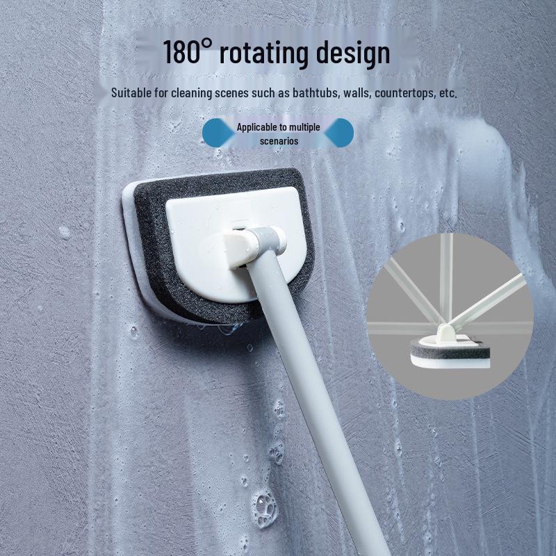 Nano Bathroom Cleaning Brush with Replacement Head for Tile, Bathtub, and Toilet