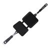 Non-Stick Panini Maker Flat Bottom Frying Pan Stovetop Press Sandwich Maker  Camping/Outdoors