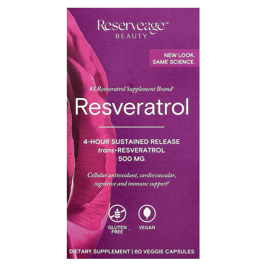 Resveratrol, 60 Veggie Capsules