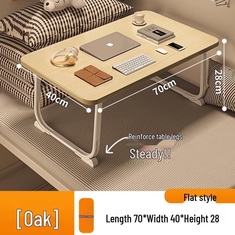 Folding Bedside Laptop Desk: Bay Window & Dorm Use