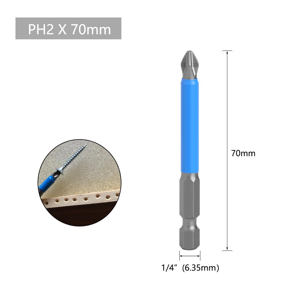 High-Quality S2 Steel Non-Slip Magnetic Electric Screwdriver Head