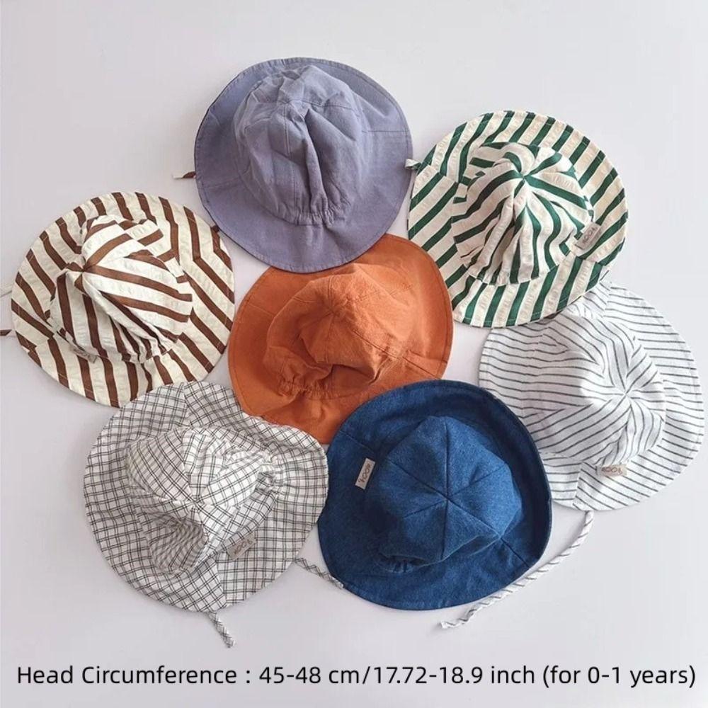 Solid Color Baby Sun Hat Casual Children Infant Caps New Fisherman's Cap Kid Boy Girl