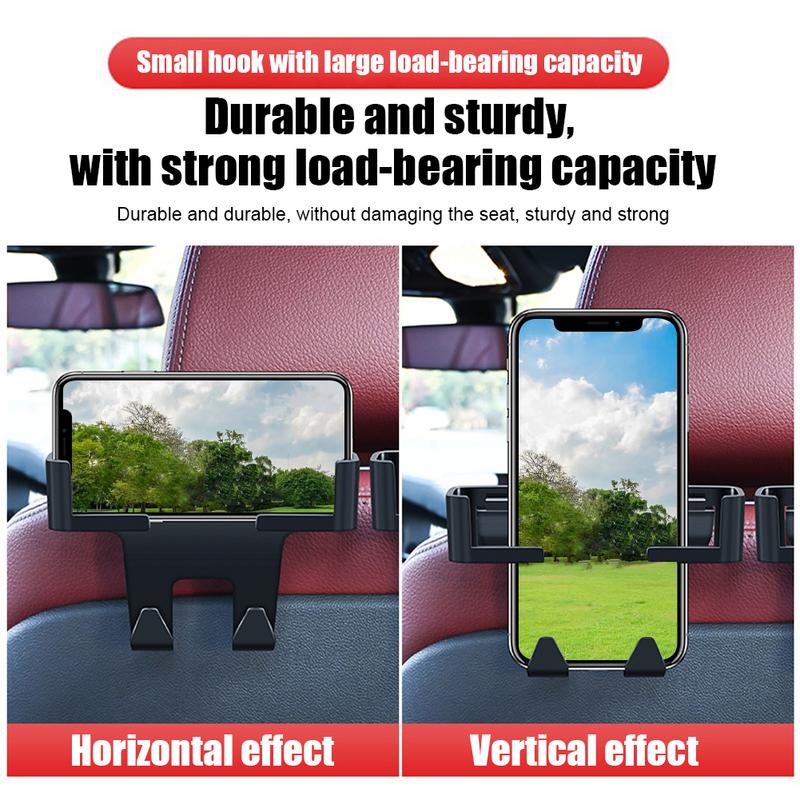 Car Purse Hanger Automotive Headrest Bag Holder Vehicle Rear Organizer Multifunctional Bracket Car Interior Accessories For SUV