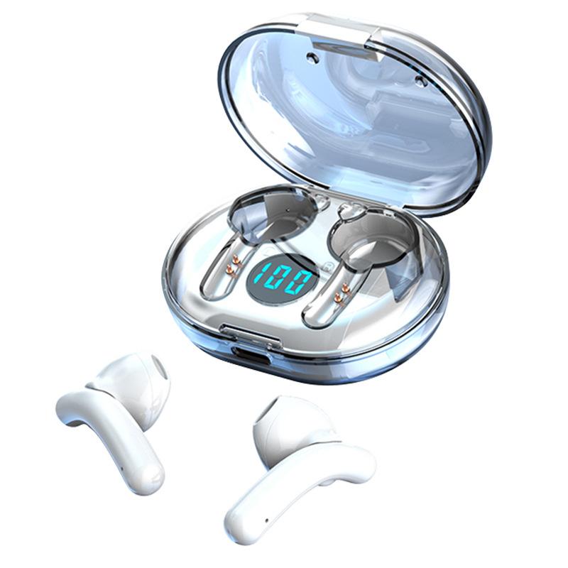 

Крутой прозрачный чехол-чехол для наушников-вкладышей ENC Call с шумоподавлением Bluetooth-наушники белый