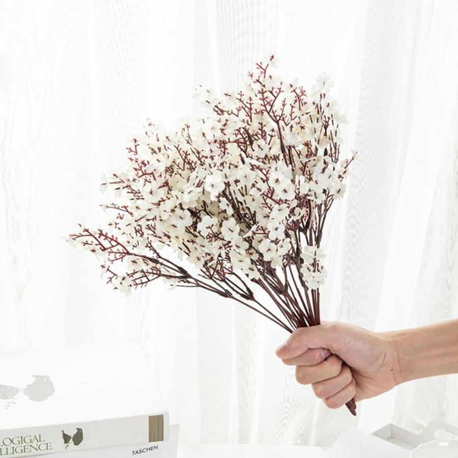 1/3pcs Artificial Flower Silk Gypsophila Home Room Table Outdoor Yard Garden Arch Wedding Bridal Bouquet Festival DIY Gift Decor