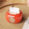 Creative Desktop Paper Towel Dispenser Chinese Style Cute Tissue Storage Box  Sundries Organizer