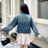 Korean-Style Versatile Denim Cardigan Jacket for Women - Stylish Spring and Autumn Fashion 2026