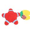 Giocattoli Squeaky per Cani Giocattolo Resistente Durevole per Cani Stella Marina Rossa Giocattoli da Masticare per Cuccioli per Addestramento Pulizia Denti