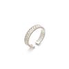 Ring Does Not Fade Niche Design Ins Opening Female High-end Sense Retro Cold Pearl Shell Versatile Irregular