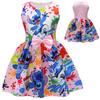 Vestido de Menina Lilo Stitch Com Laço de Borboleta Poliéster Algodão Para Primavera Outono Brincadeiras