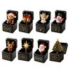 Interactive Xmas Magic Box 3D Printed Christmas Pop-Up with Spring Action, Elements/Angel/Star Snowman Holiday Party Favors Ornaments,