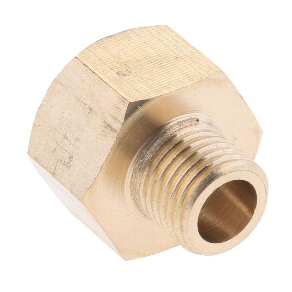 Leak proof Hose Adapter Golden 3cm 1.18inch For Pressure Brass Connector