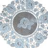 Washable Fabric Doilies for Vases White Lace Doily, Elegant Retro Placemat, Embroidered Table Small Round Placemats Jewelry Trays Mat, Rectangular