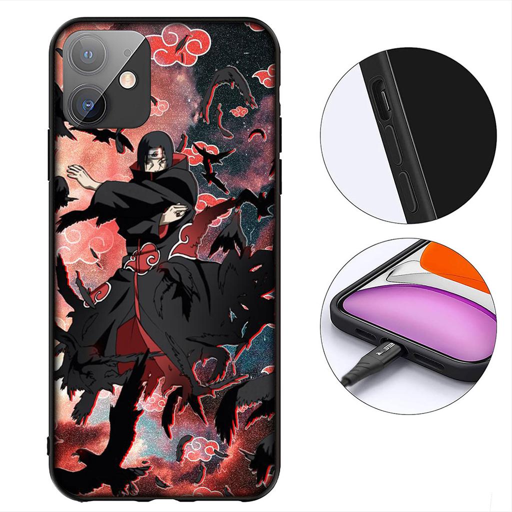 Akatsuki Uchiha Itachi Narutos Sasuke Phone Case for Xiaomi Redmi Note 12 11 10 A3 Pro 10A 10C 12C Note12 5G Protective Cover