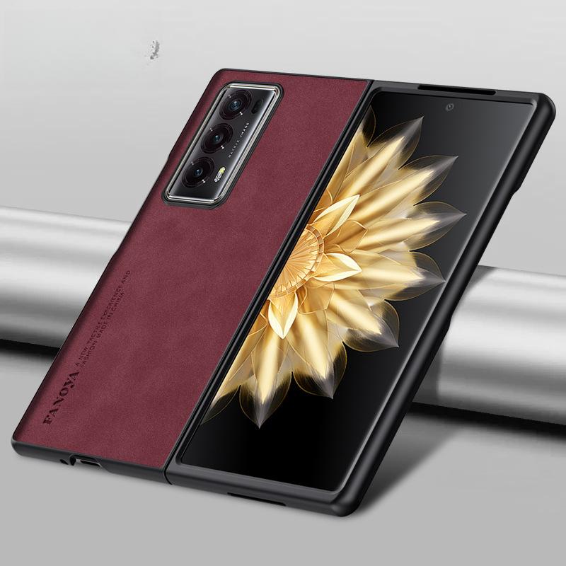 Huawei MateX6 Faltbares Handyhülle mit Schafsledertextur HONOR Magic V3 Fallschutzhülle Fold5