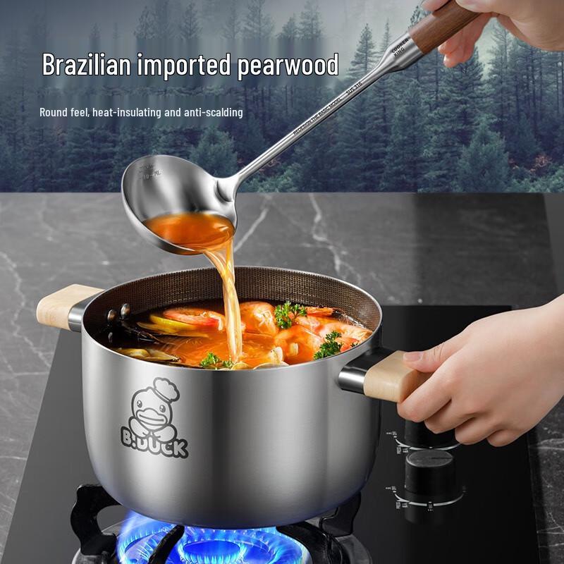 Chuida Huang Rosewood Handle Stainless Steel Soup Ladle