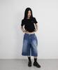 Bonegseu 3Star Demim Bermuda Pants (Blue)