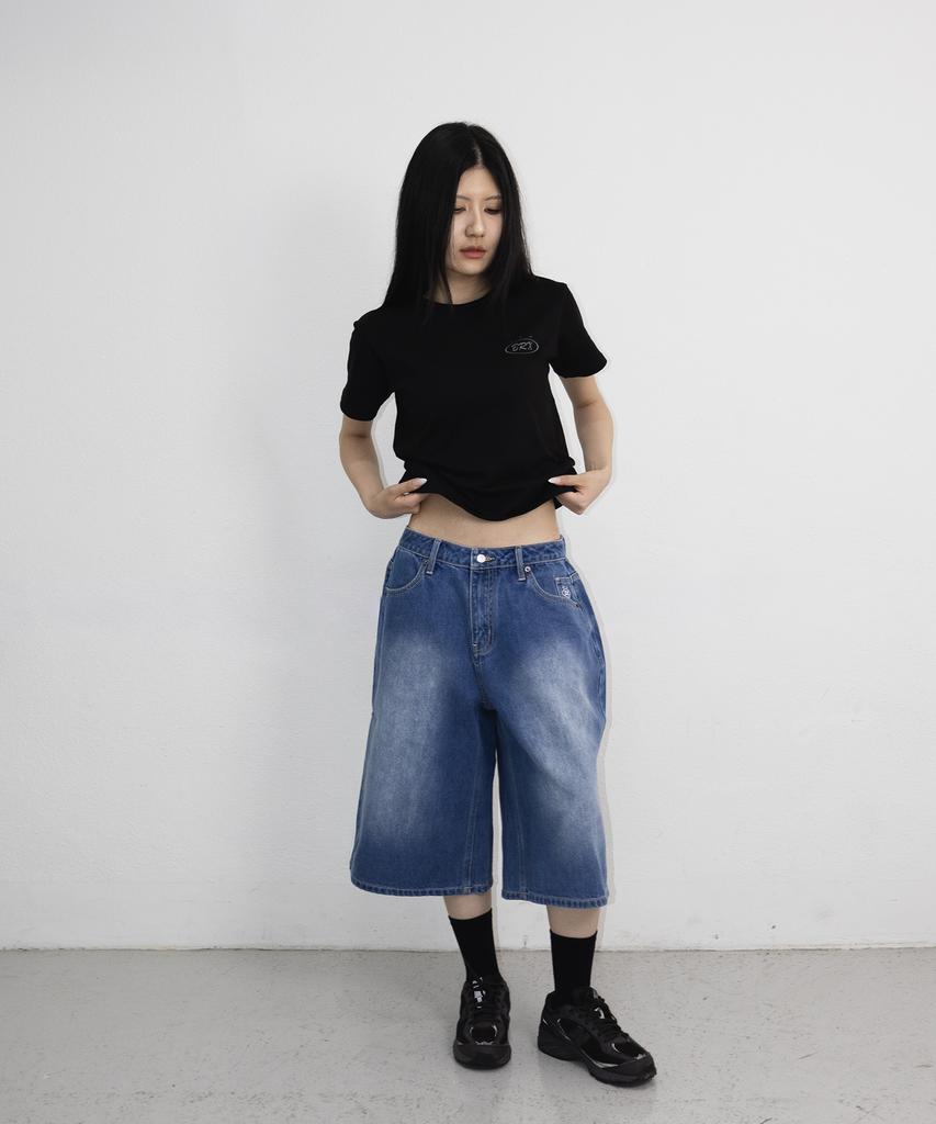 Bonegseu 3Star Demim Bermuda Pants (Blue)