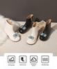Autumn/Winter 2025 Korean Style Girls' Leather Princess Boots: Velvet-Lined, Soft Sole Short Boots