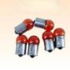 For Motor ATV Motorbike Scooter 10pcs Motorcycle Replace Lamp BA15S 12V 10W Turn Signals Light Bulb Orange