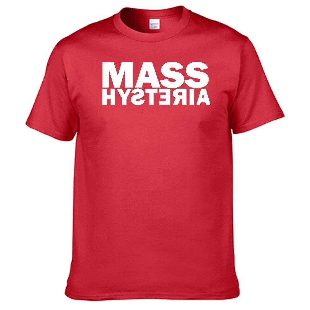 Mass Hysteria T Shirt Unisex 100% Cotton Unisex Women Shirt Top Sales N021