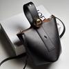 Loe 2024 Mini Pebble Fortune Bucket Handbag - Large Capacity Women's Tote