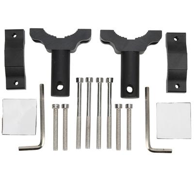 2 Takım LED Işık Çubuğu Montaj Braketi CNC Alüminyum Alaşım Motosikletler ATV'ler Üç Tekerlekli Bisikletler için Evrensel Kelepçe