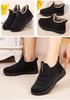 Women's Plus Velvet Warm Winter Short Boots - Non-slip, Thickened Cotton Mother’s Shoes