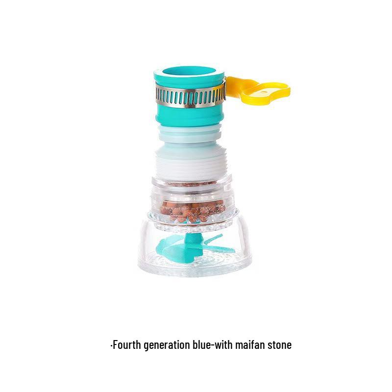 Universal Rotatable Kitchen Faucet Filter with Anti-Splash Extension In Stock
