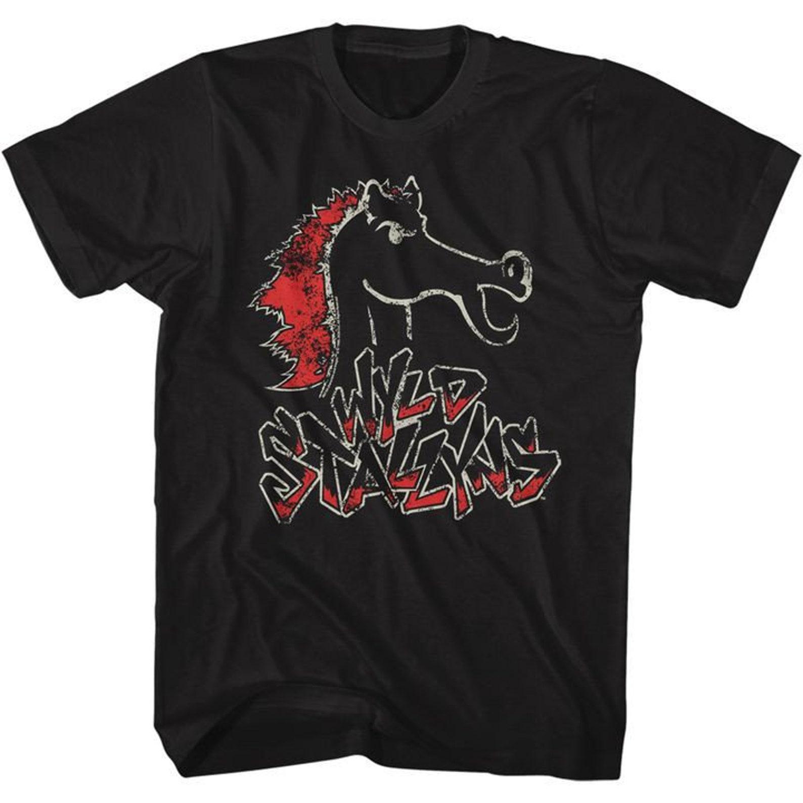 Bill And Ted Stallions Black T-Shirt 4XL