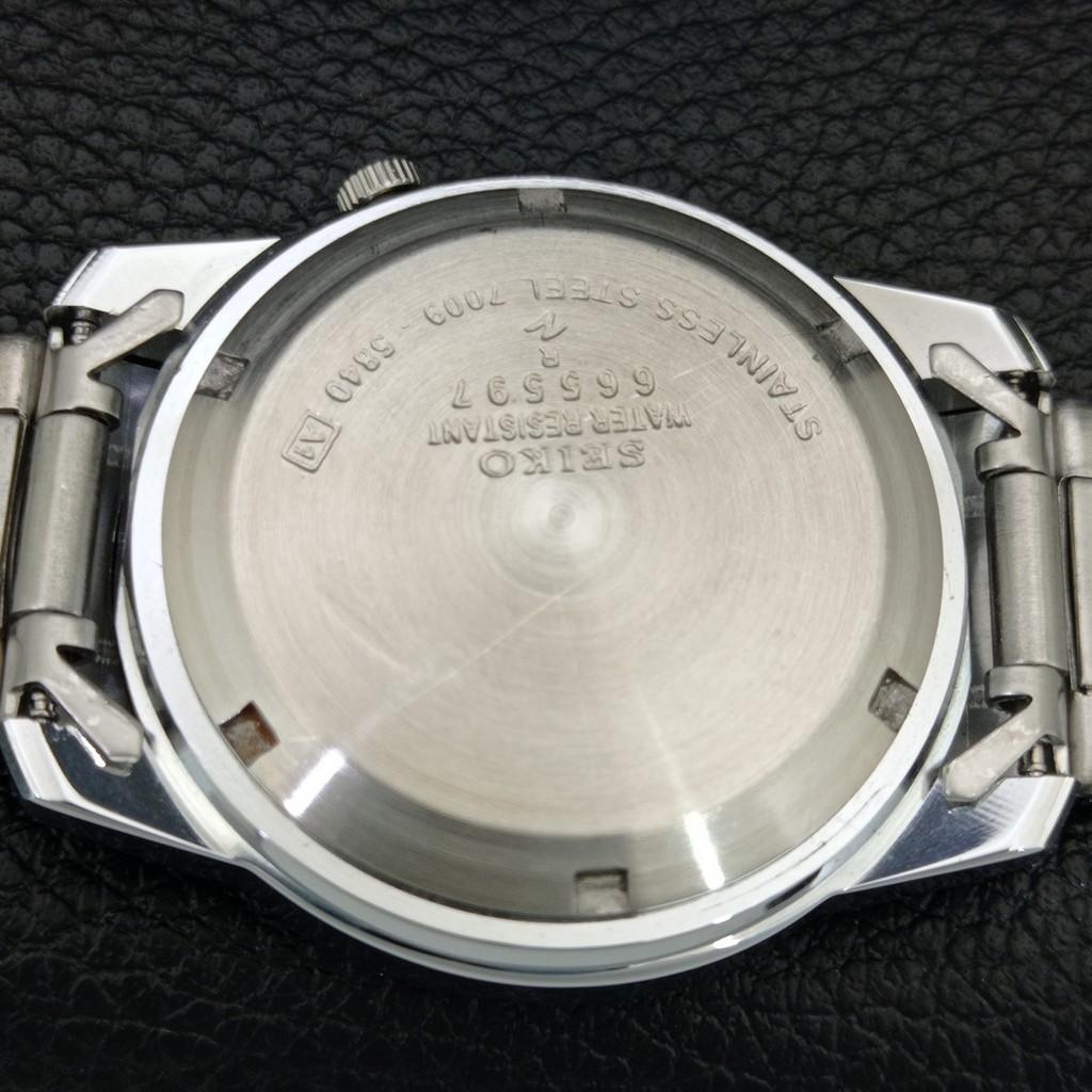 Seiko 5 AUTOMATIC 7009A VINTAGE REFURBISHED JAPAN MENS RED DIAL WATCH A445915-1