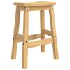 VidaXL Bar Stools 2 pcs Honey Wax 44 x 30 x 63 cm Solid Pine