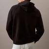 Calvin Klein Jeans Solid Color Loose Casual Comfortable Hooded Long Sleeve Sweatshirt Men sweatshirt Black 40BM227-BAE