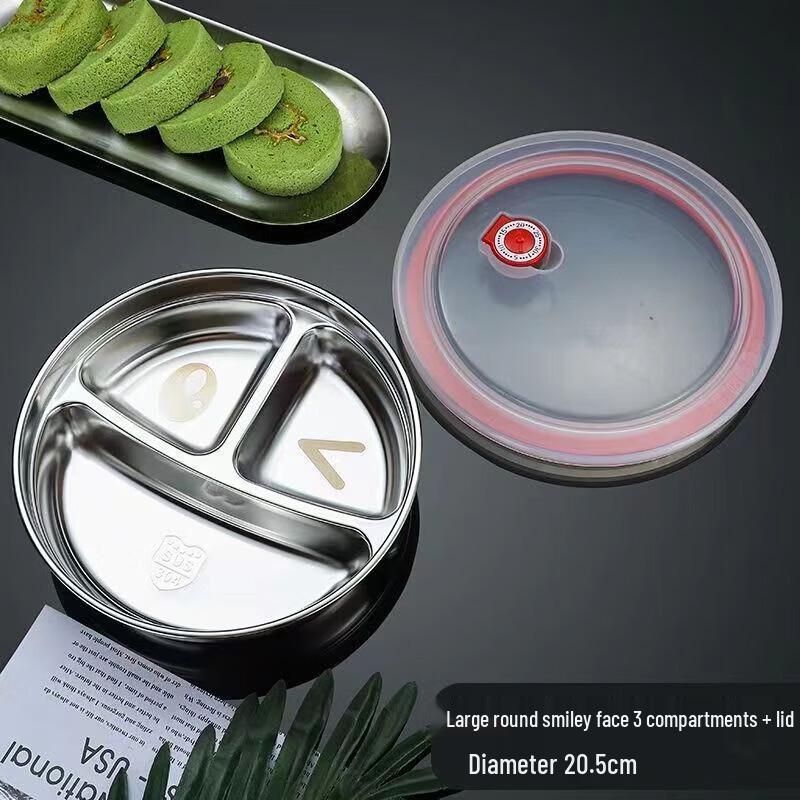 

Two-Compartment Stainless Steel Deep Rectangular Plate
