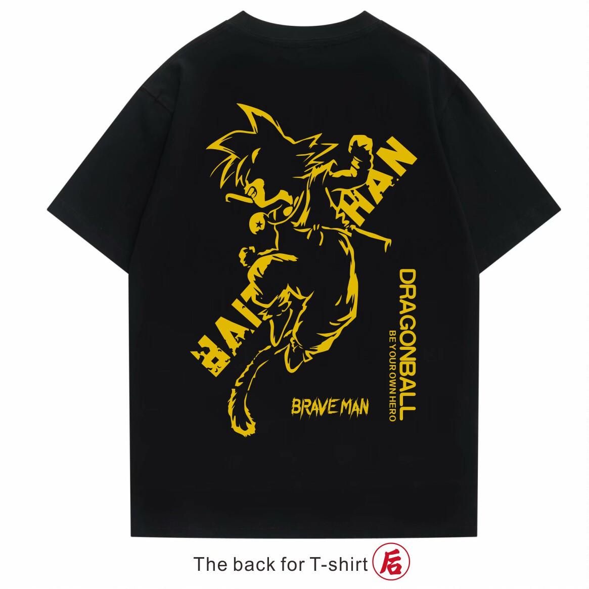 

Unisexs Seven Dragon Ball Series 2026 Pure Cotton Streetwear TShirt Comfortable Breathable HighQuality Insulated Y2K Style S
