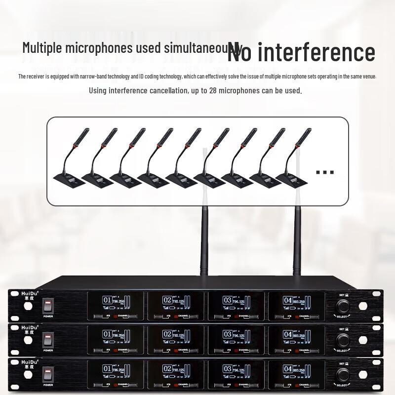 HuiDu Professional Wireless Conference Microphone System (CN version)