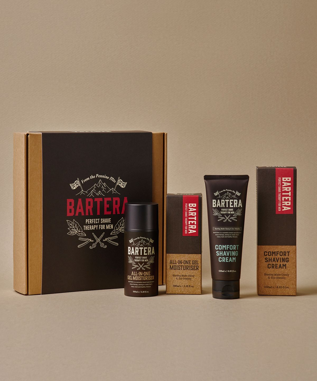 All-in-One Gel Moisturizer + Comfort Shaving Cream