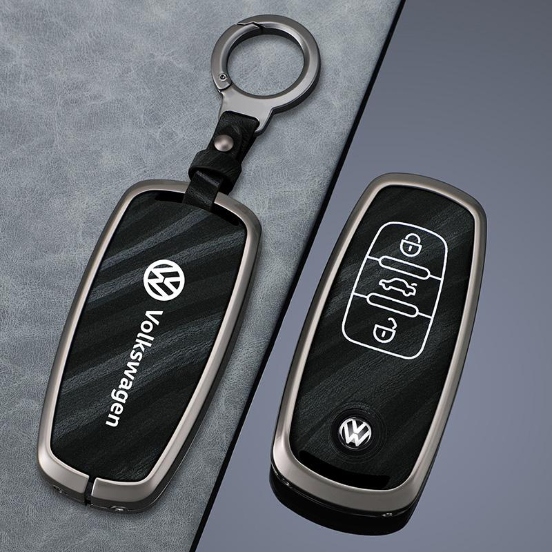 For VOLKSWAGEN Zinc Alloy Car Smart Remote Key Case Cover Shell Key Fob For VW Tiguan Touran Caddy Beetle Jetta Eos Golf Polo He
