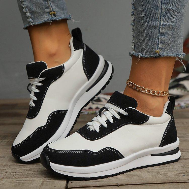 

Casual large-size fashion women s shoes autumn new European and American style women s comfortable soft-soled thick-heeled single shoes 36