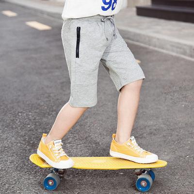 Summer Children Boys'  Shorts Zipper Pocket Design Kids Casual Shorts