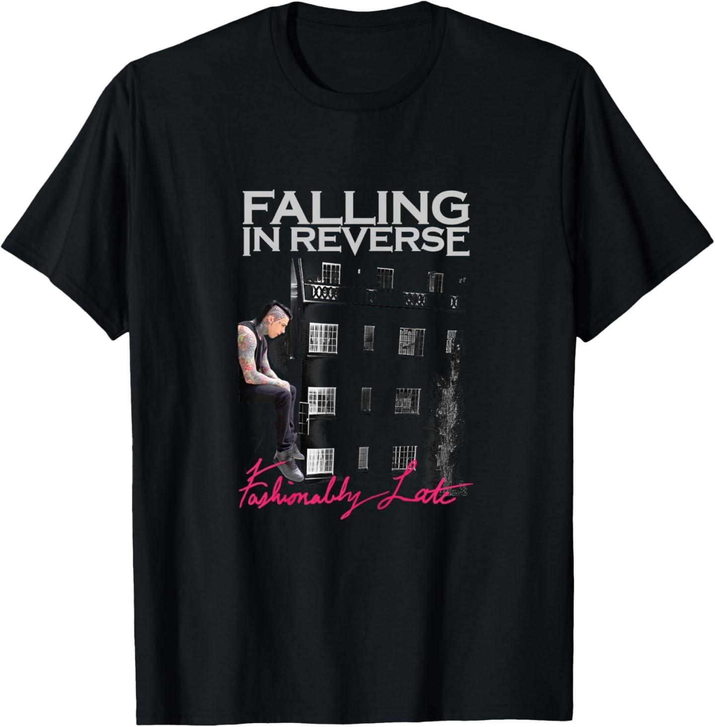 Falling In Reverse - Официальный мерч - Футболка Fashionably Late S