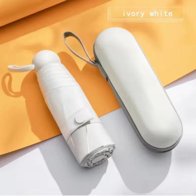 

Зонт от ультрафиолета для женщин Защита от дождя и солнца Дождь или солнце Портативный мини-зонт для путешествий на открытом воздухе Зонты женские складные