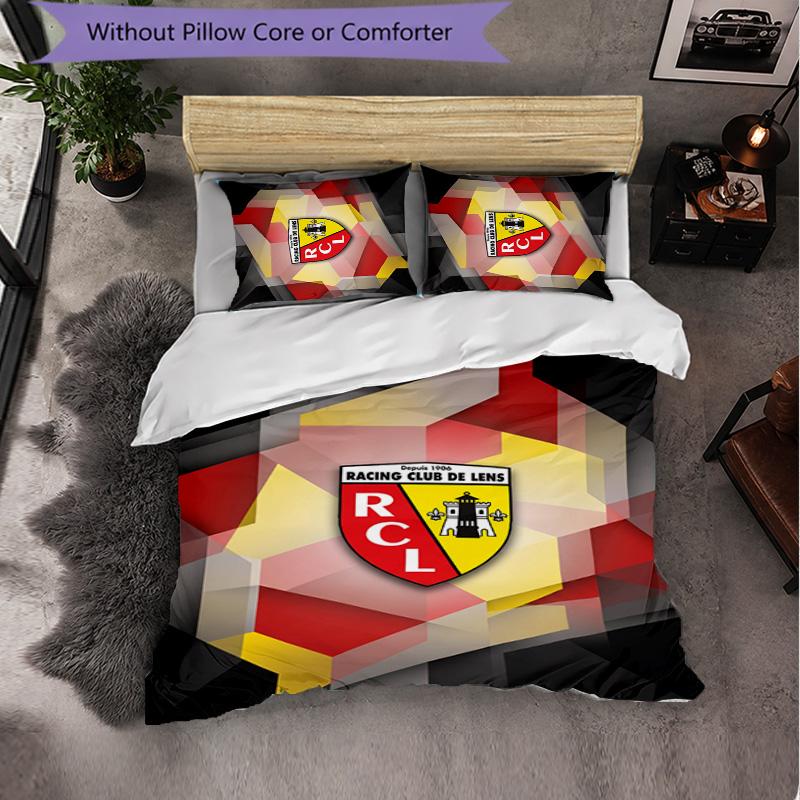 Lens FC Themed Bedding 3Pcs Duvet Cover Set Decorative Bed Linen For Teen Room Home Decoration