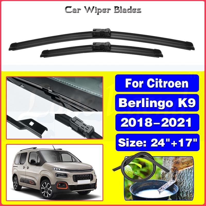 

Передние дворники для Citroen Berlingo K9 2018 лобовое стекло лобовое стекло переднее окно 24 +17 Front 2pcs