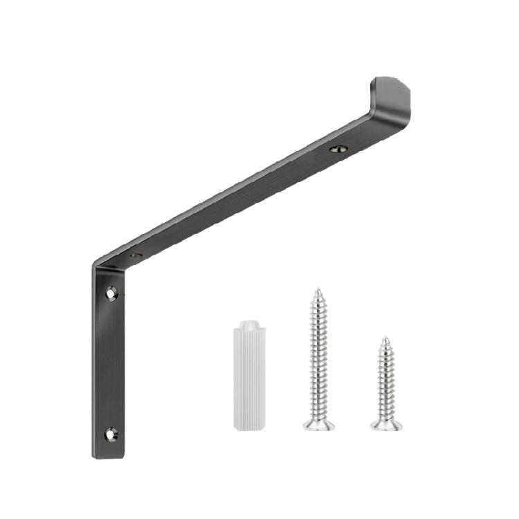 Decorative Brackets Heavy Duty Floating Shelf Bracket with Screws Iron L Shaped Corner Brackets for Homes Kitchen